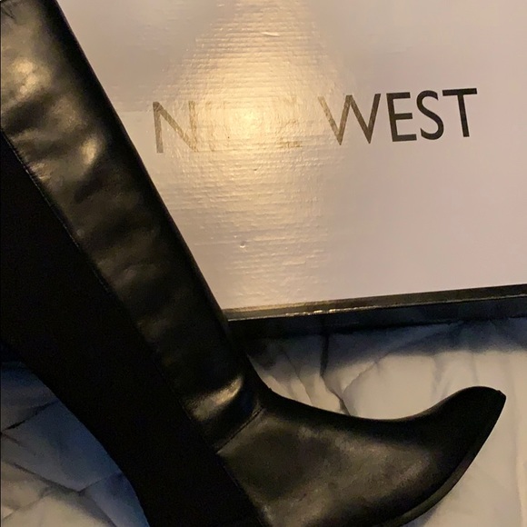 owenford wide calf stretch back boots